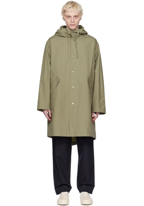 Jil Sander Khaki Oversized Coat