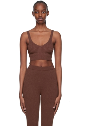 AERON Brown Joan Tank Top