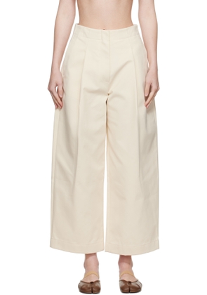 Studio Nicholson Off-White Dordoni Volume Trousers