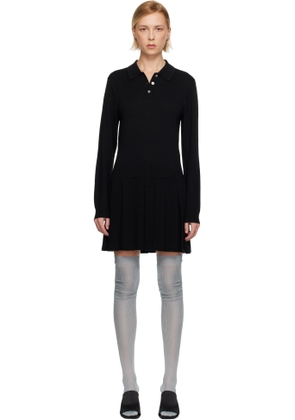 Sandy Liang Black Hague Minidress