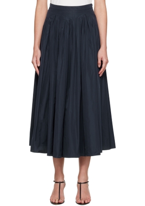 Max Mara Navy Jokey Maxi Skirt