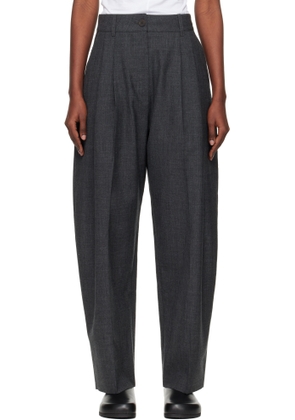 Studio Nicholson Gray Acuna Heritage Wool Trousers