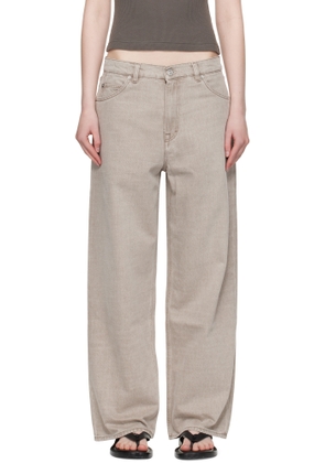 OUR LEGACY Beige Vast Cut Jeans