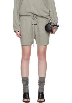 Fear of God ESSENTIALS Gray Soccer Shorts