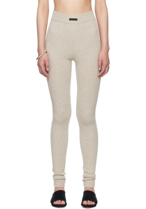 Fear of God ESSENTIALS Taupe Soft Rib Leggings
