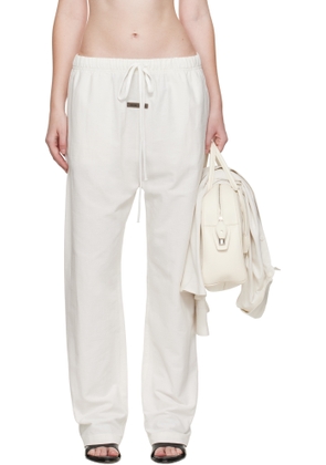 Fear of God ESSENTIALS White Relaxed Lounge Pants