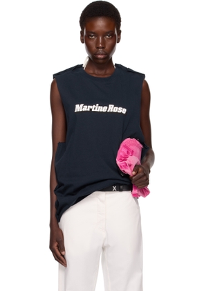 Martine Rose SSENSE Exclusive Navy Double Vest Tank Top