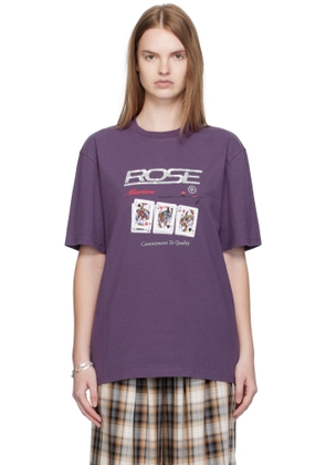 Martine Rose Purple Classic T-shirt