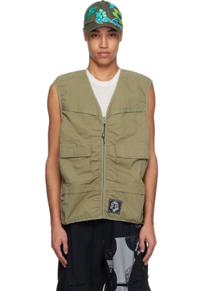 Perks and Mini Khaki Waxing Crescent Reversible Vest