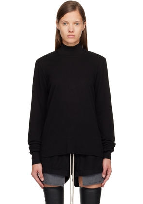 Rick Owens DRKSHDW Black Concordians Headon Dbl Turtleneck
