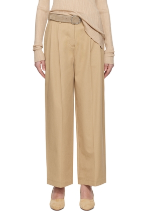 TOTEME Beige Relaxed Chino Trousers