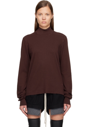 Rick Owens DRKSHDW Burgundy Concordians Headon Dbl Turtleneck