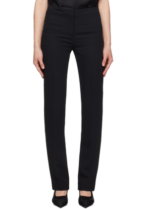 TOTEME Black Low-Waist Cigarette Trousers