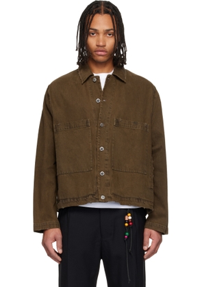 Song for the Mute Tan Box Denim Jacket