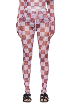 Henrik Vibskov Red Polyester Leggings