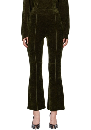 Mame Kurogouchi Khaki Flared Trousers