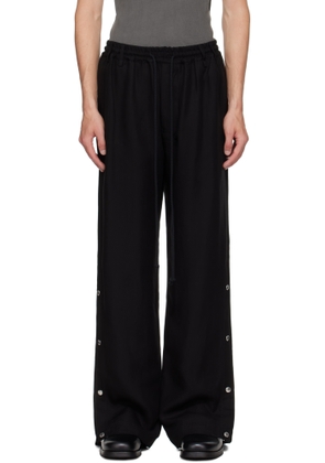 Song for the Mute Black Drape Studded Sweatpants