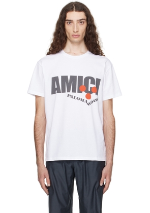Paloma Wool White 'Amici' T-shirt