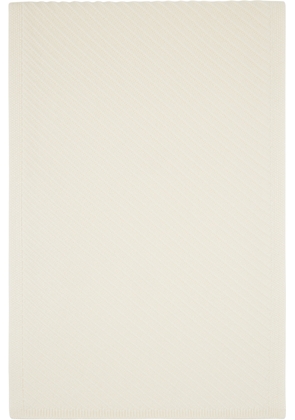 Joseph Off-White Diagonal Knit Scarf