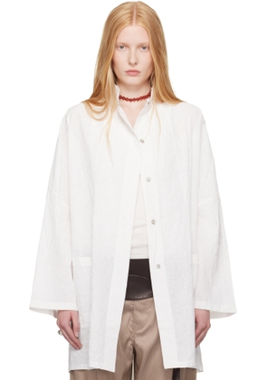 OUR LEGACY WORK SHOP Emporio Armani White Spiaggia Shirt