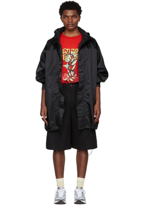 LU'U DAN SSENSE Exclusive Black Military Parka Coat