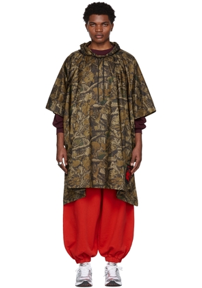 LU'U DAN SSENSE Exclusive Taupe Camo Cape
