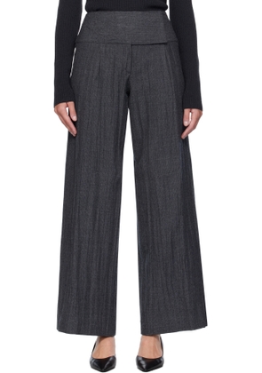 OUR LEGACY Gray Girdle Trousers