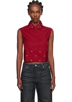 OUR LEGACY Red Girdle Top