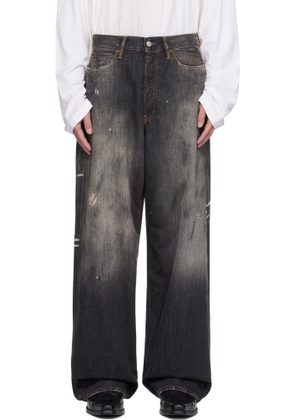 Acne Studios Black Loose Fit 1981 Jeans