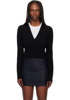 OUR LEGACY Black Sharp V-Neck Sweater