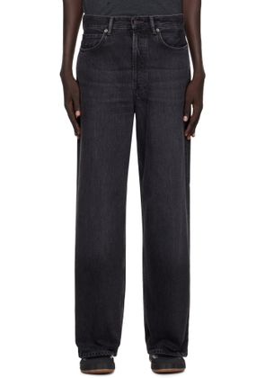 Acne Studios Black Faded Jeans