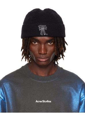 Acne Studios Black Merino Wool Beanie
