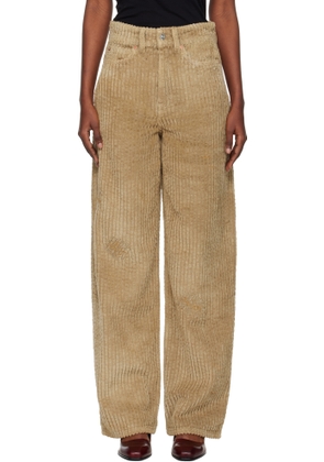 OUR LEGACY Beige Full Cut Trousers