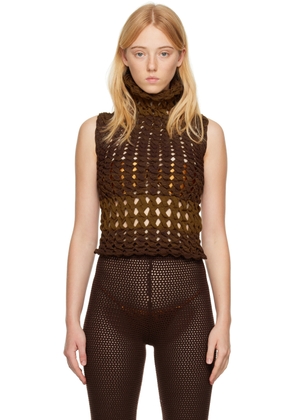 Isa Boulder SSENSE Exclusive Tan Gradiation Turtleneck