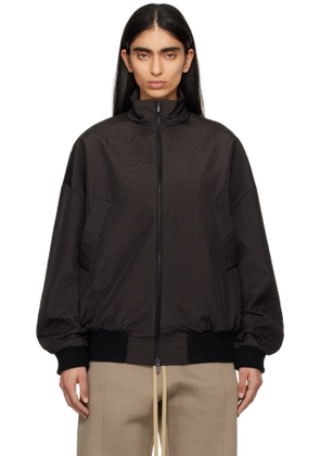 Fear of God Black Textured Track Jacket