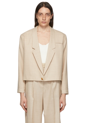 AERON Beige Encino Blazer