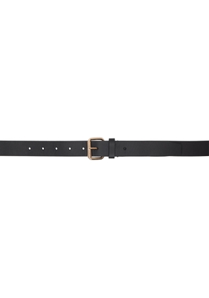 VETEMENTS Black Iconic Logo Belt