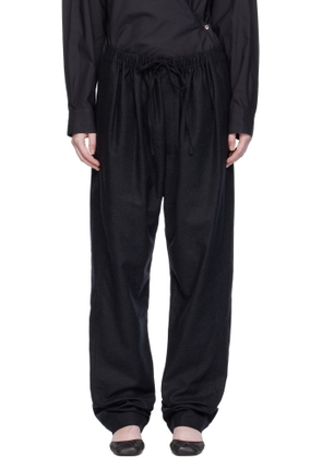 LEMAIRE Gray Drawstring Trousers