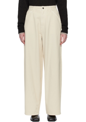 LEMAIRE Off-White Large Jeans