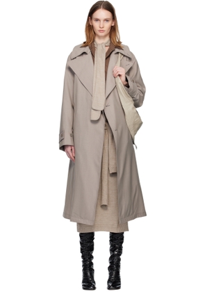 LEMAIRE Taupe Detachable Lining Trench Coat
