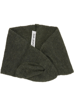 OUR LEGACY Green Miniature Scarf