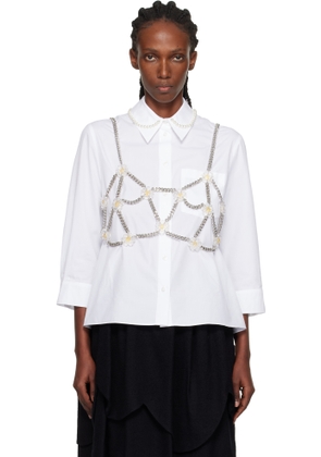 Noir Kei Ninomiya Silver Petal Body Chain