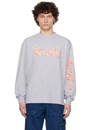 GmbH Gray 'Kanak Attak' Long Sleeve T-shirt