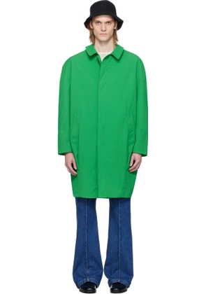 Bally Green Twill Coat