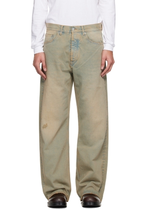 HOPE Blue Loose-Fit Criss Jeans