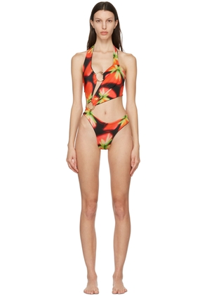 Louisa Ballou Black & Red Sex Wax One-Piece