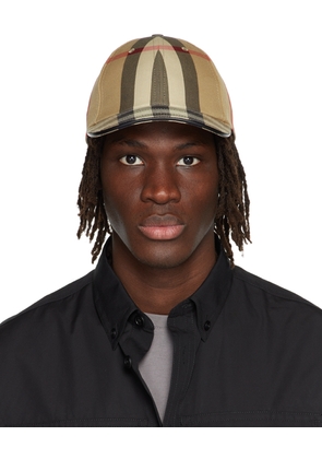 Burberry Beige Giant Check Cap