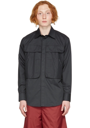 Situationist Navy Cotton Shirt