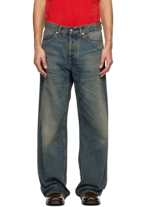 HOPE Blue Loose-Fit Criss Jeans