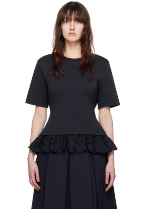 Erdem Navy Layered T-Shirt